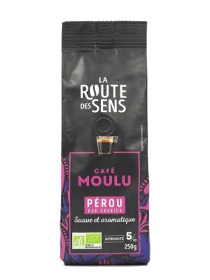 Café BIO moulu 100% Arabica Pérou 250g