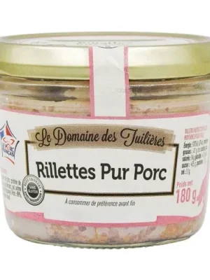Rillettes Pur Porc bocal 180g